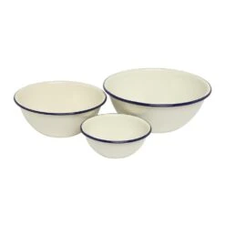 Enamel Mixing Bowl Set Of 3