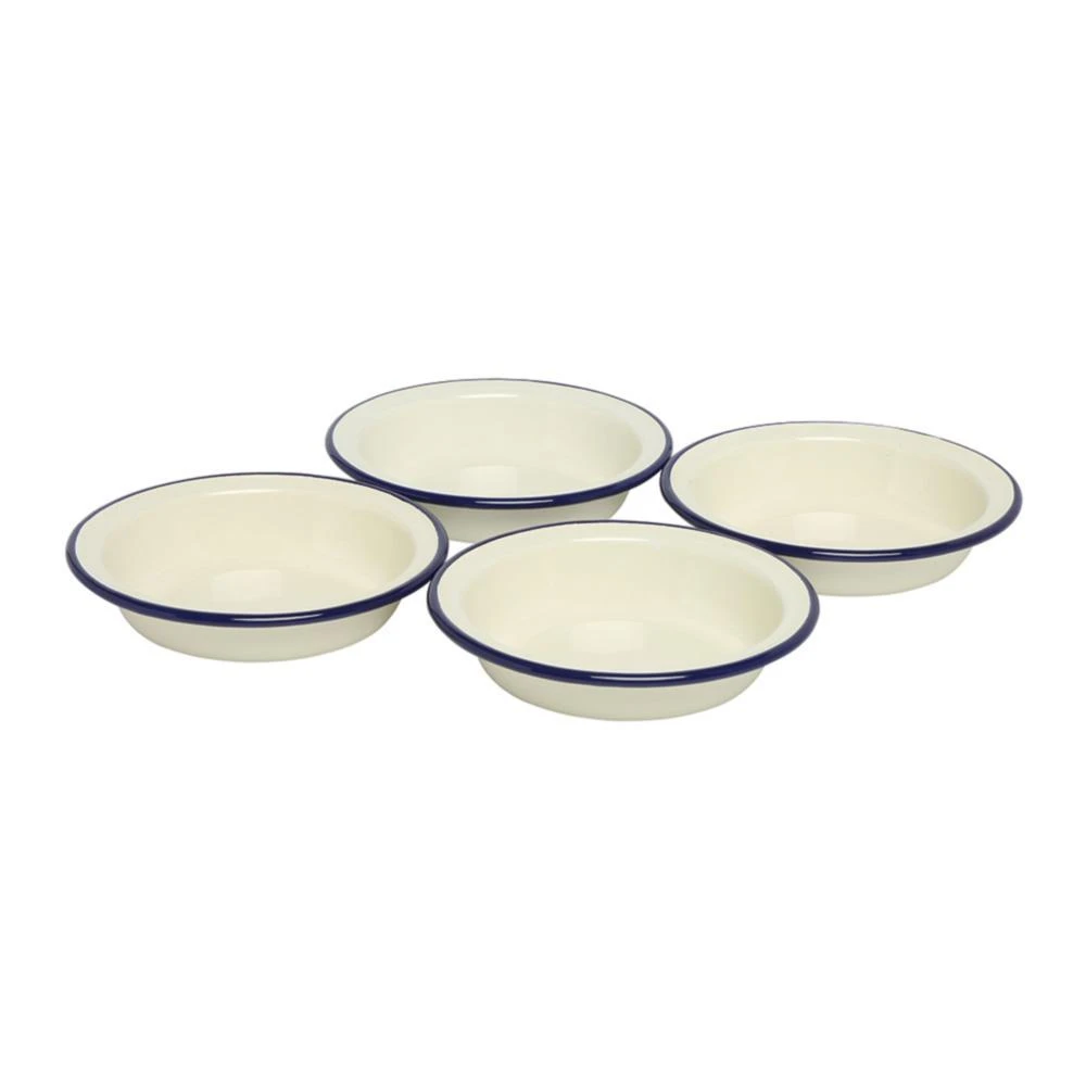 Enamel Pie Dishes 12cm Set Of 4 1 Enamel Pie Dishes 12cm Set Of 4