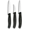 Victorinox Paring Knife Set 3 Piece Nylon Black