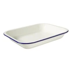 Enamel Oblong Pie Dish - Blue 9 Enamel Oblong Pie Dish - Blue -Victorinox shop 1.5 8068e226 c7a7 42cc 9992 02758081186f