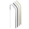 Avanti Stainless Stainless Steel Straws With Cleaning Brush Set