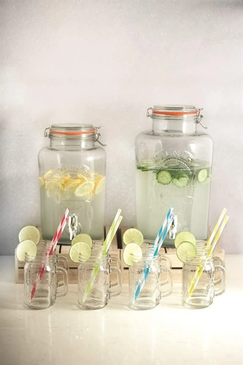 Kilner Round Storage Jar With Dispensing Tap Glass - 8L 2 Kilner Round Storage Jar With Dispensing Tap Glass - 8L - Image 2