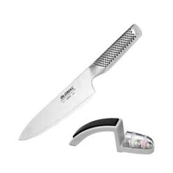 Global Cook's Knife & Sharpener Set G-2220GB
