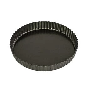 Non Stick Loose Base Round Quiche Pan 1 Non Stick Loose Base Round Quiche Pan