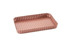 Rose Gold Perforated Rectangle Quiche & Tart Pan Large -Victorinox shop 3 21ccbaef0c 40717