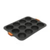 Silicone 12 Cup Dome Tray 35x24cm