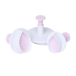 Fondant Leaf Cutter & Pusher Leaf Set Of 3