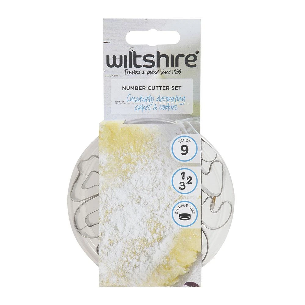 Number Cutter 9 Piece - Silver 2 Number Cutter 9 Piece - Silver - Image 2