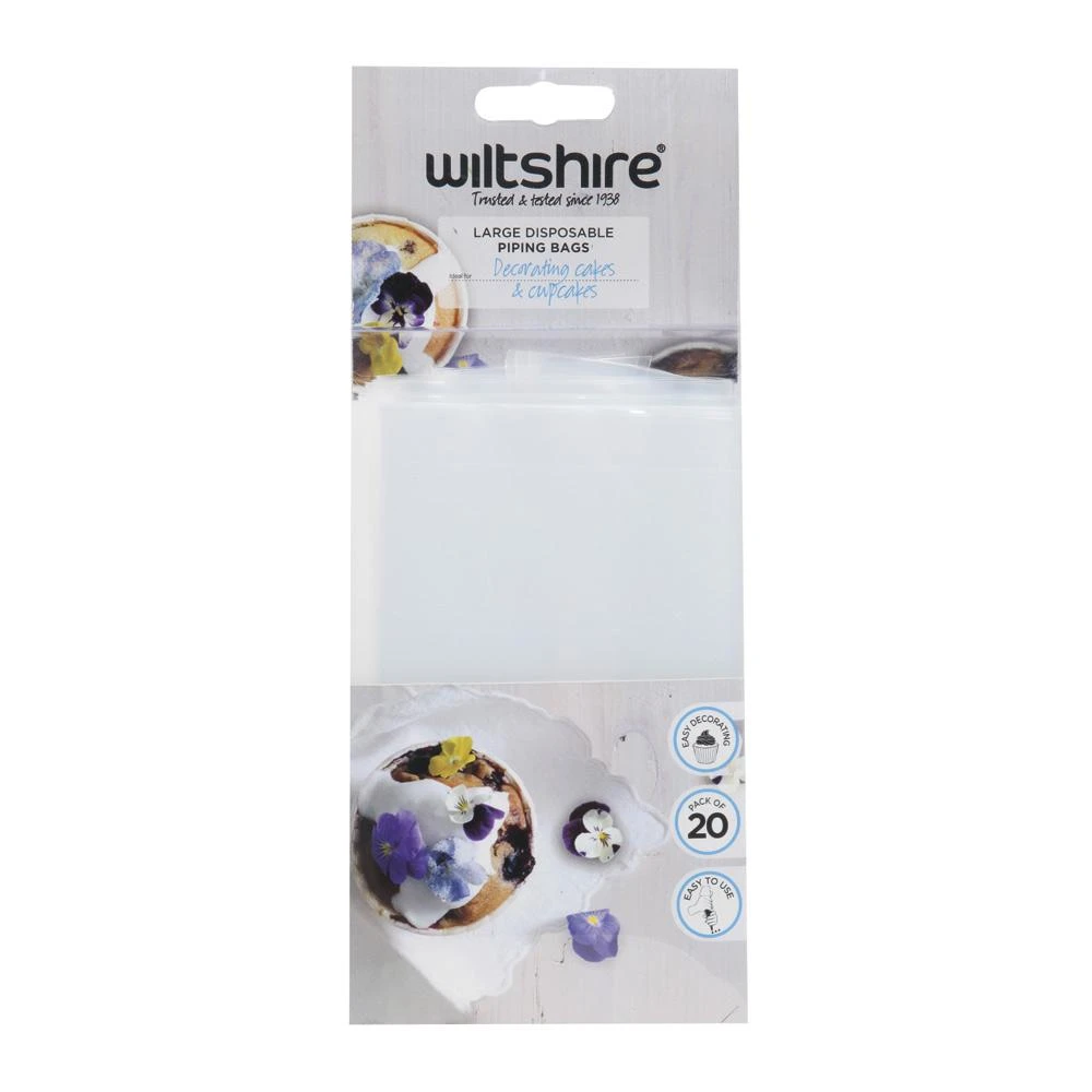 Disposable 40cm Piping Bags Pack Of 20 1 Disposable 40cm Piping Bags Pack Of 20