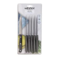 Triple Rivet Steak Knife 6 Piece 5 Triple Rivet Steak Knife 6 Piece -Victorinox shop 41151 WI Triple Rivet Steak Knives 6pc IP HR