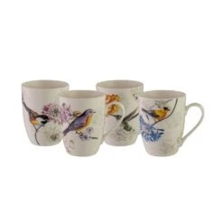 Coupe Mug Set Of 4 Birdsong