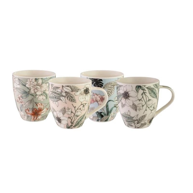 Meg Mug Set Of 4 Paradise 1 Meg Mug Set Of 4 Paradise