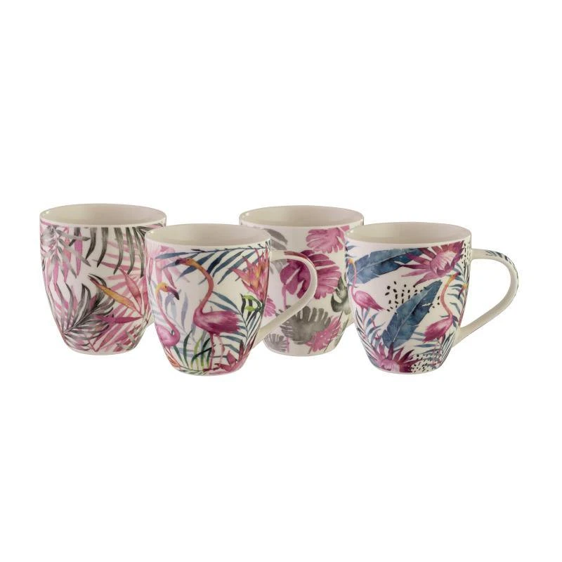 Meg Mug Set Of 4 Tropical 1 Meg Mug Set Of 4 Tropical