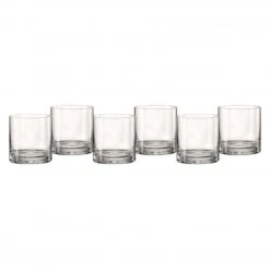 Bar Line Old Fashioned Whiskey Glasses Set Of 6