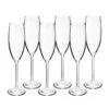 Maxima Champagne Flutes Glass Set Of 6 220ml