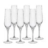 Rebecca Champ Flute Glass Set Of 6 195ml