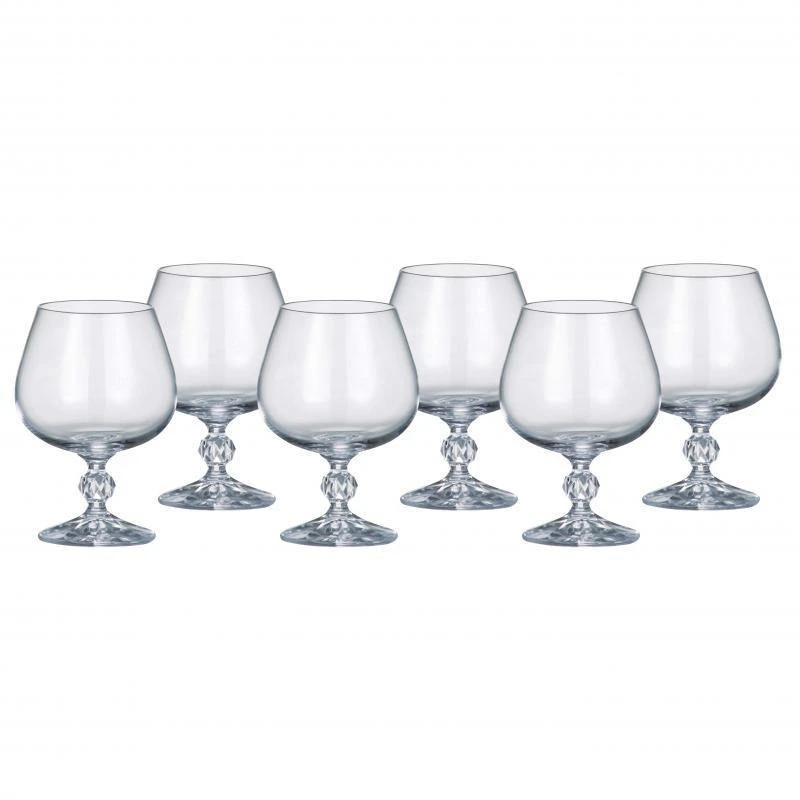 Claudia Brandy Glass Set Of 6 250ml 1 Claudia Brandy Glass Set Of 6 250ml