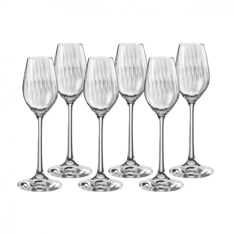 Waterfall Liqueur Glasses Set Of 6 60ml 1 Waterfall Liqueur Glasses Set Of 6 60ml