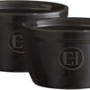 Emile Henry Ramekin Dish No9 Set Of 2 Charcoal