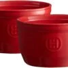Emile Henry Ramekin Dish No9 Set Of 2 Burgundy