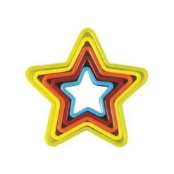 Avanti Star Cookie Cutters Set Of 5 Multi Colored