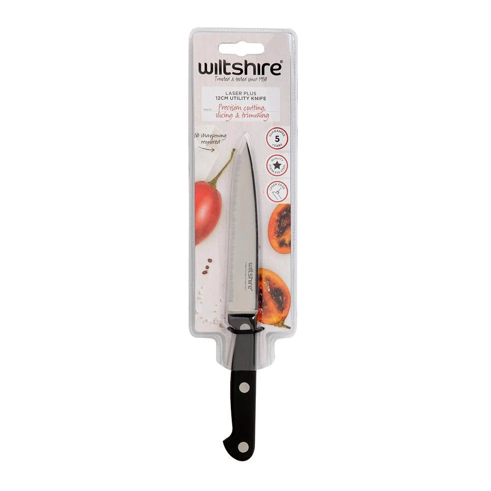 Laser Plus Utility Knife Stainless Steel - 12cm 2 Laser Plus Utility Knife Stainless Steel - 12cm - Image 2