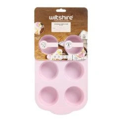 Silicone Muffin Pan 6 Cup Pink 5 Silicone Muffin Pan 6 Cup Pink -Victorinox shop 9310346402453.PT02