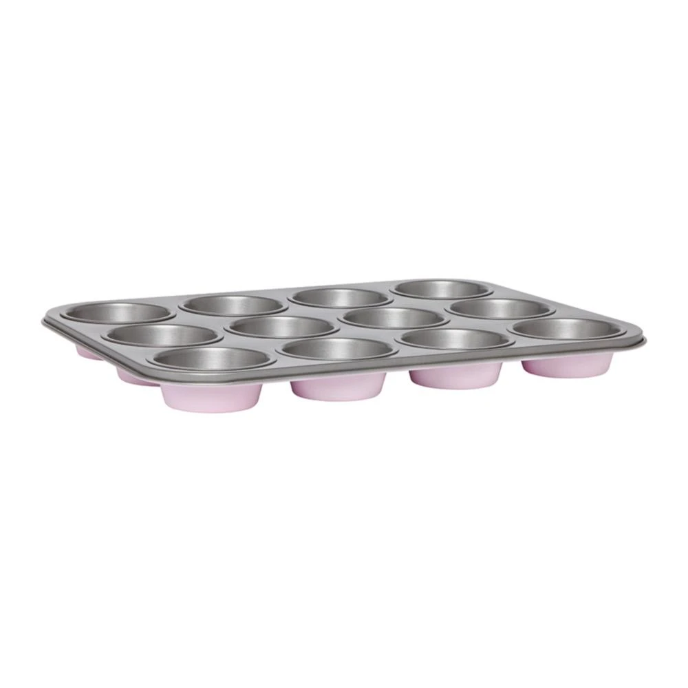 Two Tone Muffin Pan 12 Cup 7x3cm 1 Two Tone Muffin Pan 12 Cup 7x3cm