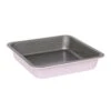 Two Tone Square Cake Pan Pink 23x23x5cm