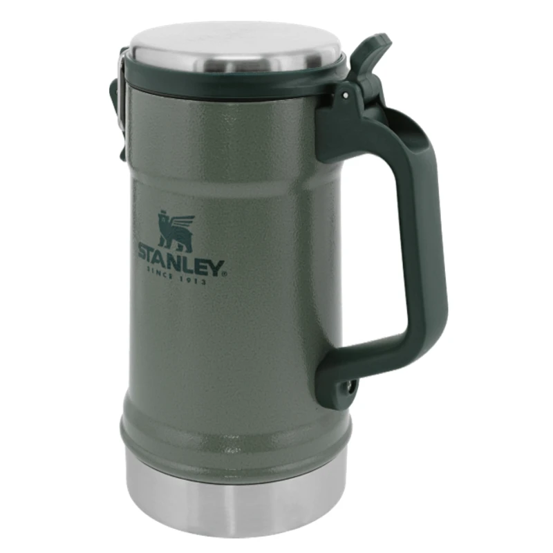 Stanley Classic Vacuum Stein With Lid Green 2 Stanley Classic Vacuum Stein With Lid Green - Image 2