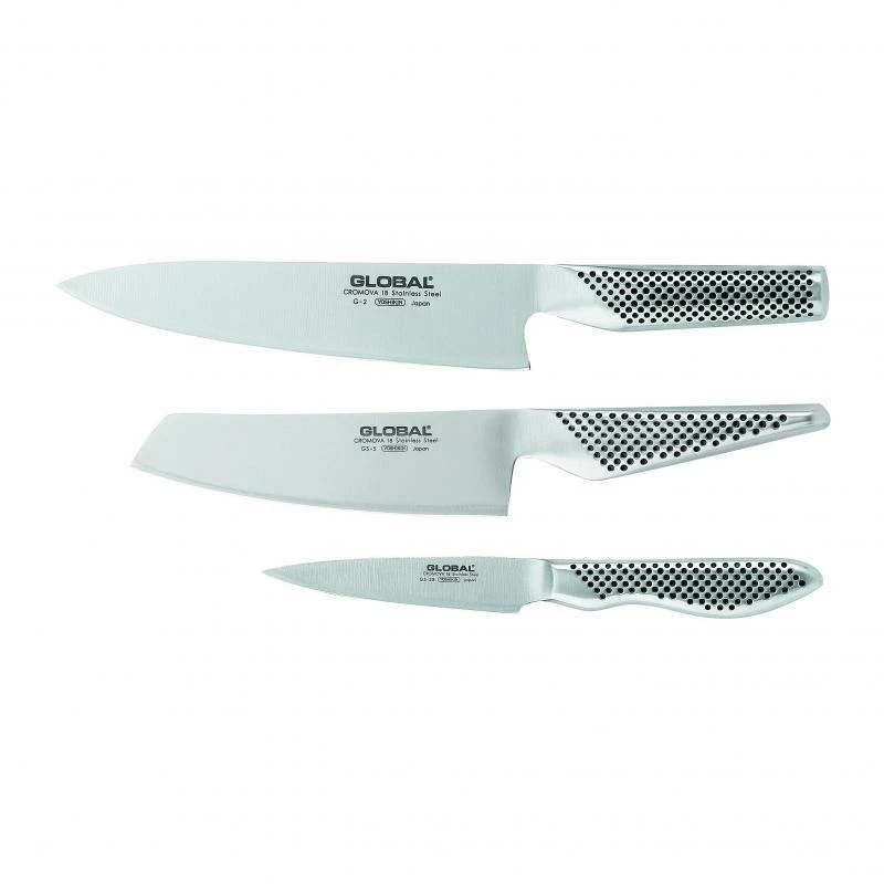 Global 3 Piece Cooks Knife Set G-2538 1 Global 3 Piece Cooks Knife Set G-2538