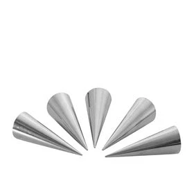 Avanti Stainless Steel Cream Horn Mould - Set 6pc 1 Avanti Stainless Steel Cream Horn Mould - Set 6pc