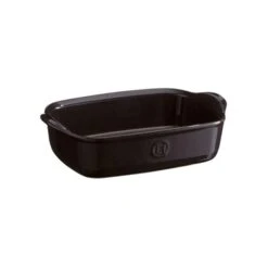Emile Henry Individual Oven Dish - 22cm -Victorinox shop EH799649 Emile Henry Ultime Rectangular Baking Dish 22cmx14 5cm Black
