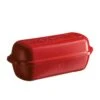 Emile Henry Large Bread Loaf Baker 39.5x16cm Burgundy