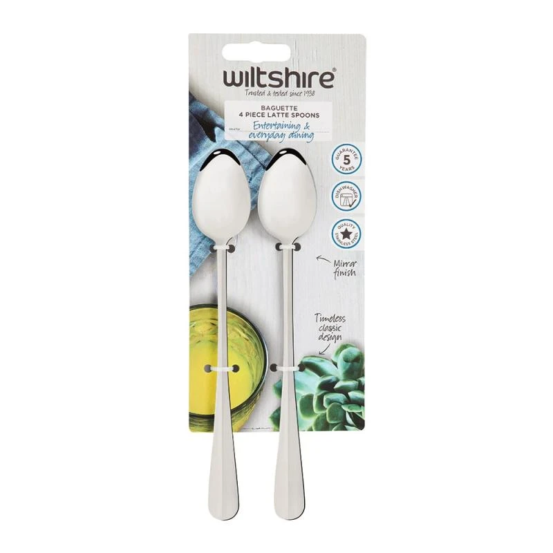 Baguette Latte Spoon 4 Piece 2 Baguette Latte Spoon 4 Piece - Image 2