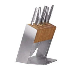 Global Katana 6pc Knife Block Set