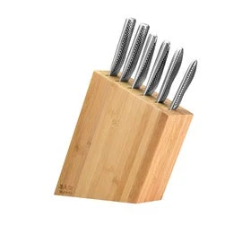 Global Kyoto 7pc Knife Block Set Bamboo 1 Global Kyoto 7pc Knife Block Set Bamboo