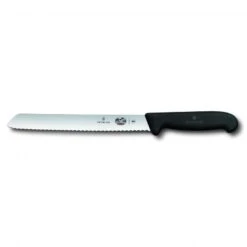Victorinox Bread Knife Wavy Edge - 21cm Black