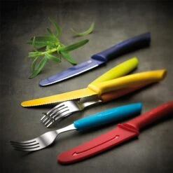 Scanpan Spectrum 6pc Steak Knife Set -Victorinox shop Scanpan Spectrum 6pc Steak Knife Set Lifestyle 1 750px