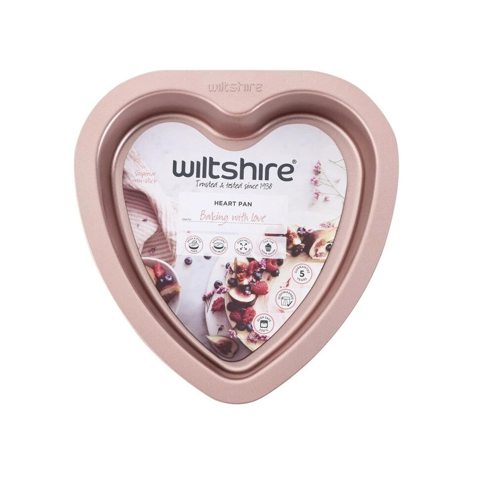 Rose Gold Heart Cake Pan 1 Rose Gold Heart Cake Pan