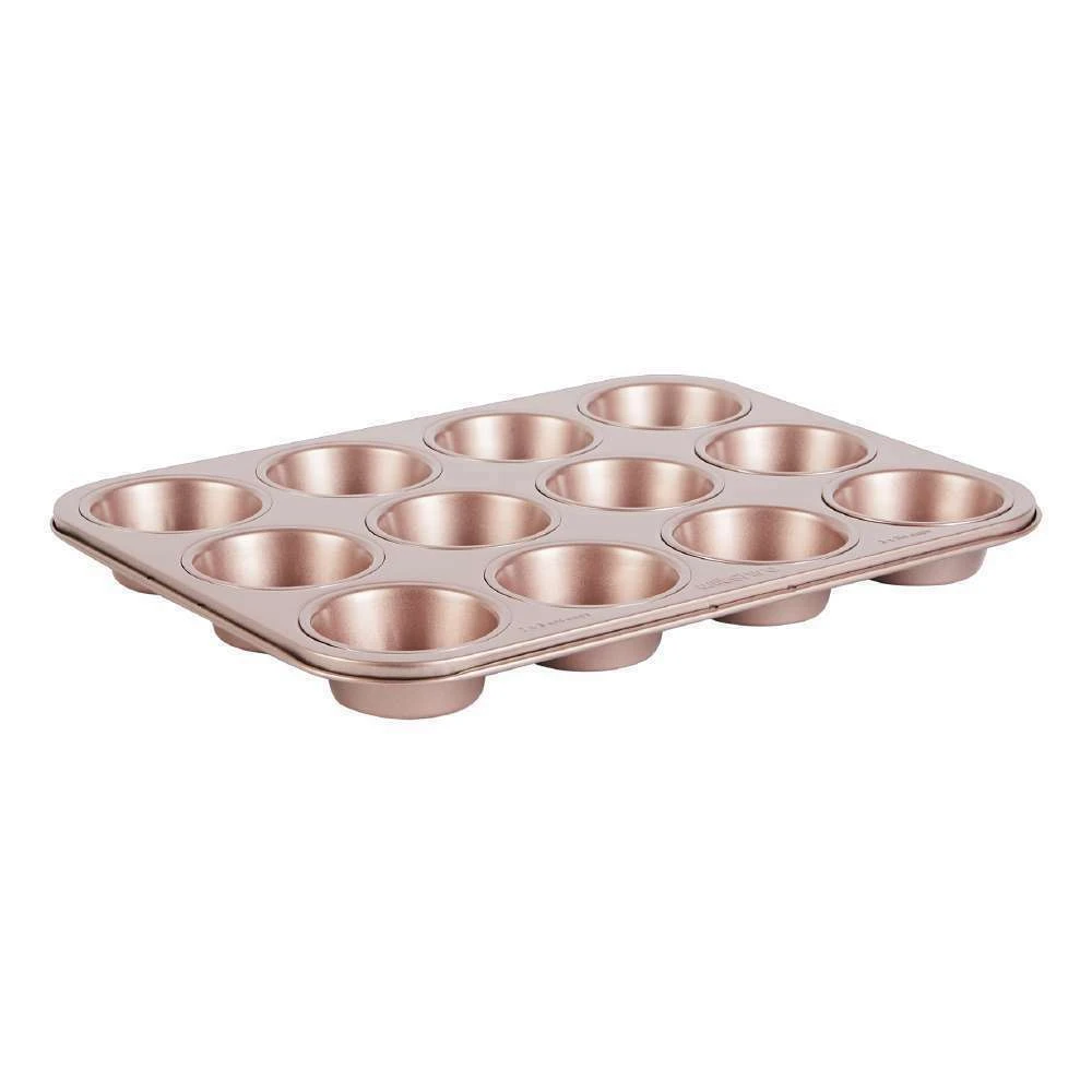 Rose Gold 12 Cup Muffin Pan 2 Rose Gold 12 Cup Muffin Pan - Image 2