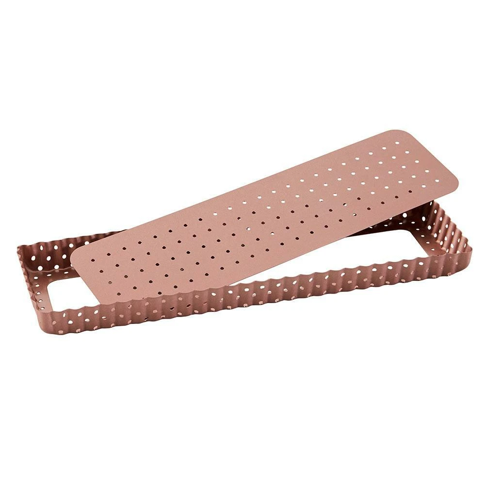 Rose Gold Perforated Quiche And Tart Pan 4 Rose Gold Perforated Quiche And Tart Pan - Image 4