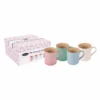 Macaron Collection 4 Piece Mini Mug Set