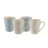 Conical Mug Set Of 4 Serene