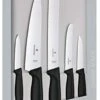 Victorinox Kitchen Set Nylon Black Stainless Steel Knife